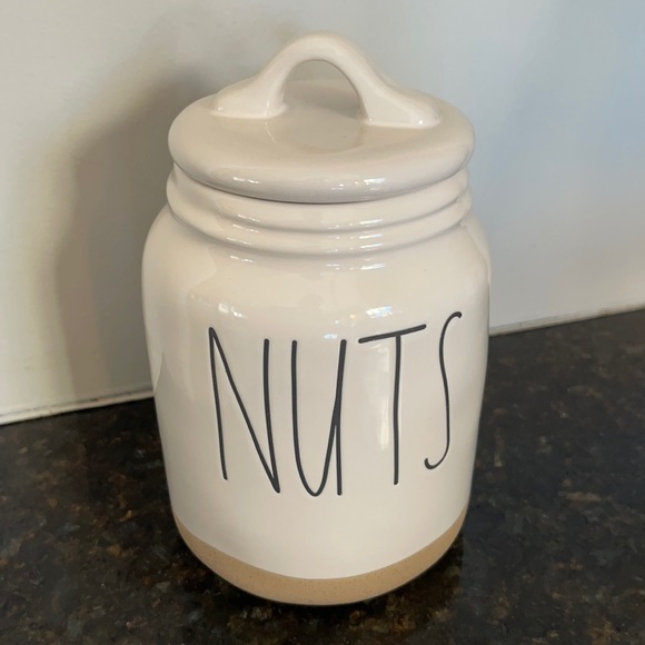 Rae Dunn - NUTS - baby canister - Picture 1 of 1